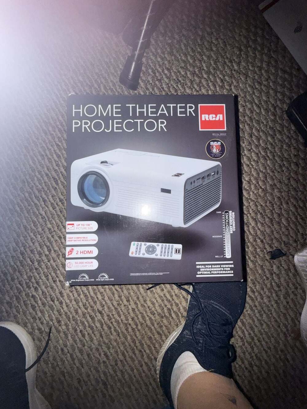 RCA Home Theater Projector RPJ136 20DISP